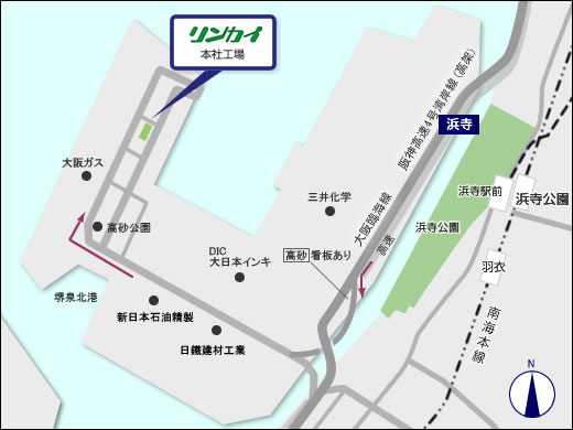 本社工場地図